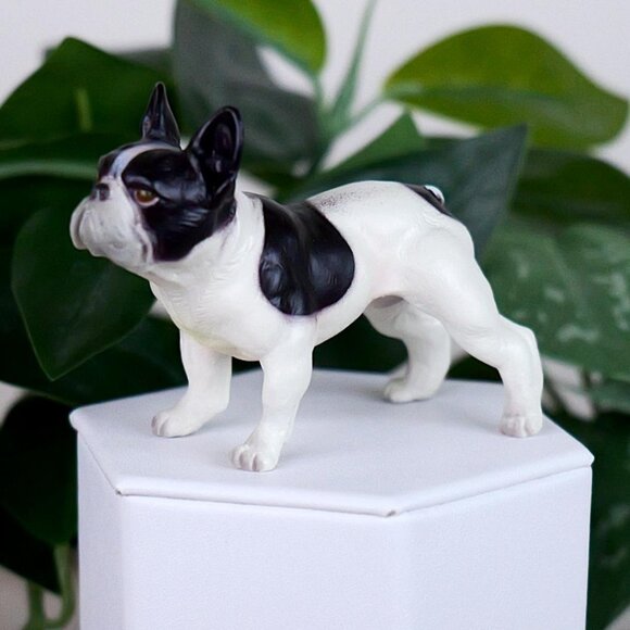 2 for $20 - French Black & White Bulldog Figure‎ - Hand Painted & Collectible - Picture 4 of 10